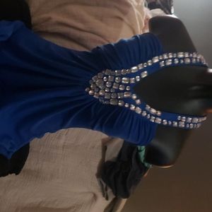 Dressy tank with white gems